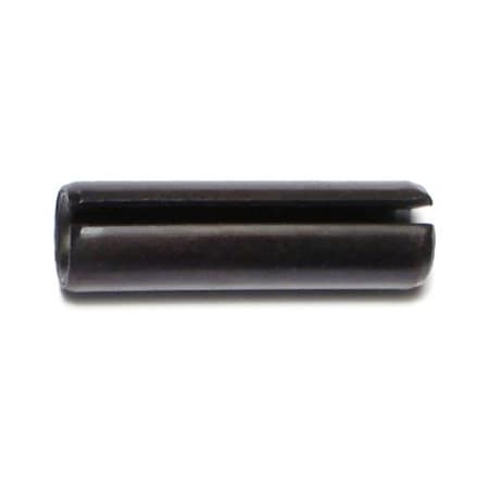 Midwest Fastener Standard Spring Pin, 7/16 in Outside Dia, 1-1/2 in L, Steel, 5 PK 72805